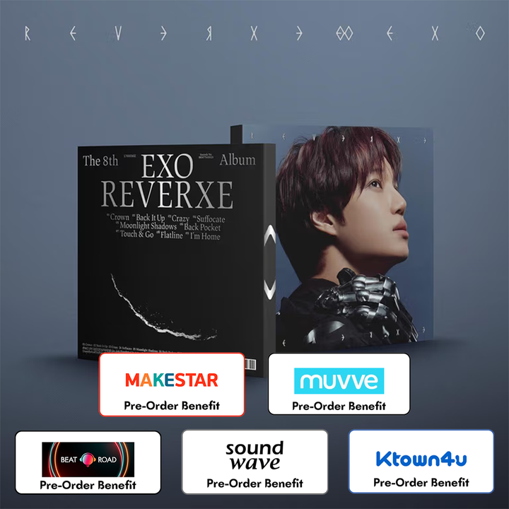**[Pre-Order] EXO - The 8th Album [REVERXE] (Compact  Ver.) + LUCKY DRAW EVENT