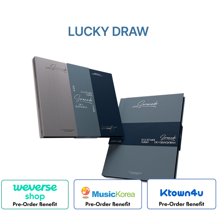 **[Pre-Order]  DK X SEUNGKWAN (of SEVENTEEN) - 1st Mini Album '소야곡' (Standard Ver.)+ Lucky Draw Event (Choose Ver.)