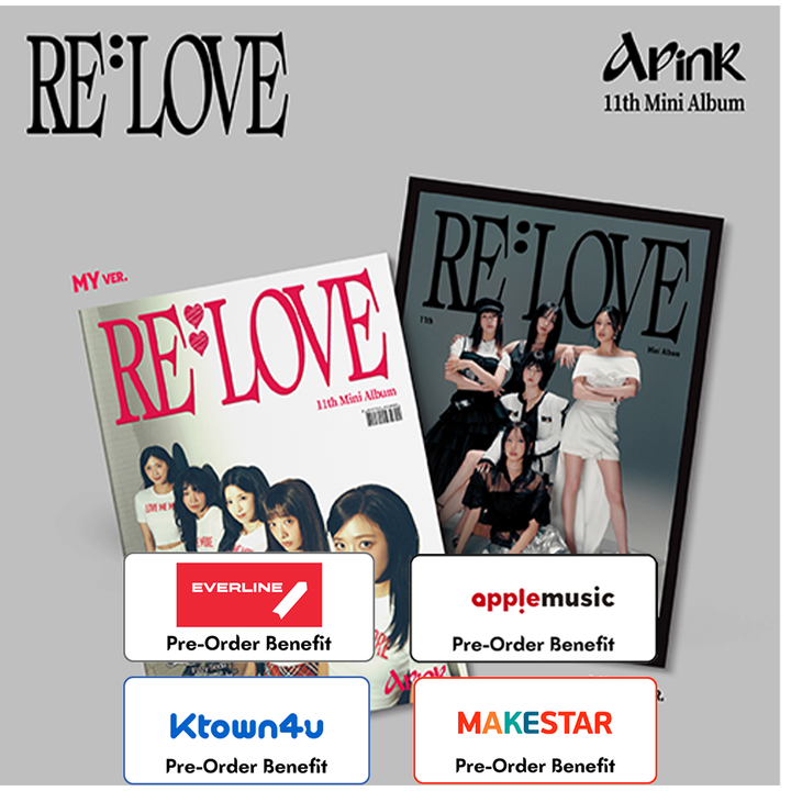 **[PRE-ORDER] Apink -  11th Mini Album 'RE : LOVE' + Pre-Order Benefit