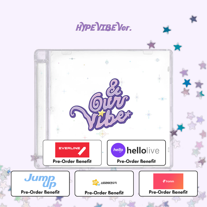 **[Pre-Order] SAY MY NAME - 3rd EP Album  "&Our Vibe" + Pre-Order Benefit (Hype Vibe ver.)(Random)