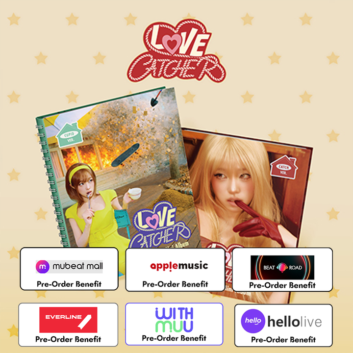 **[Pre-Order] YENA - 5th Mini Album "LOVE CATCHER" (PhotoBook ver.) + Pre-Order Benefit (Choose version)