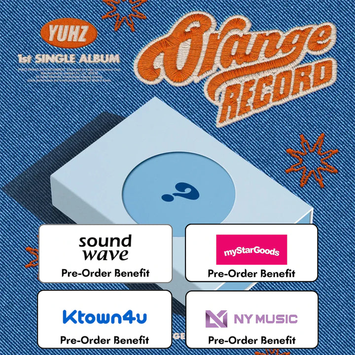 [Pre-Order] YUHZ - 1st Single Album [Orange Record] (Orange ver.) + Pre-Order Benefit (Choose Version)
