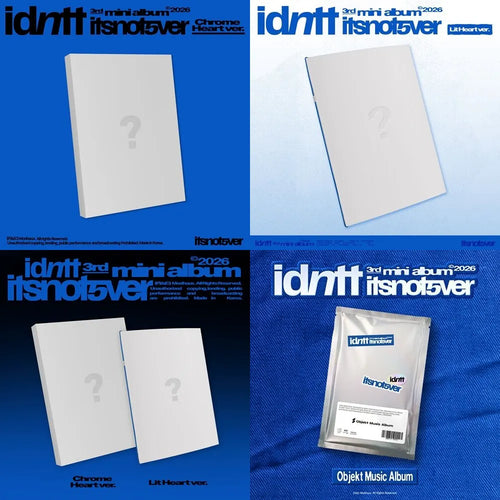 [Pre-Order] idntt - 2nd Mini Album <itsnotover> [Choose version]