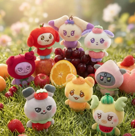 [Pre-Order] Ateez -"MIGHTEEZ" BERRY BREEZY FAIRY (FRUIT PLUSH KEYRING) Choose Version