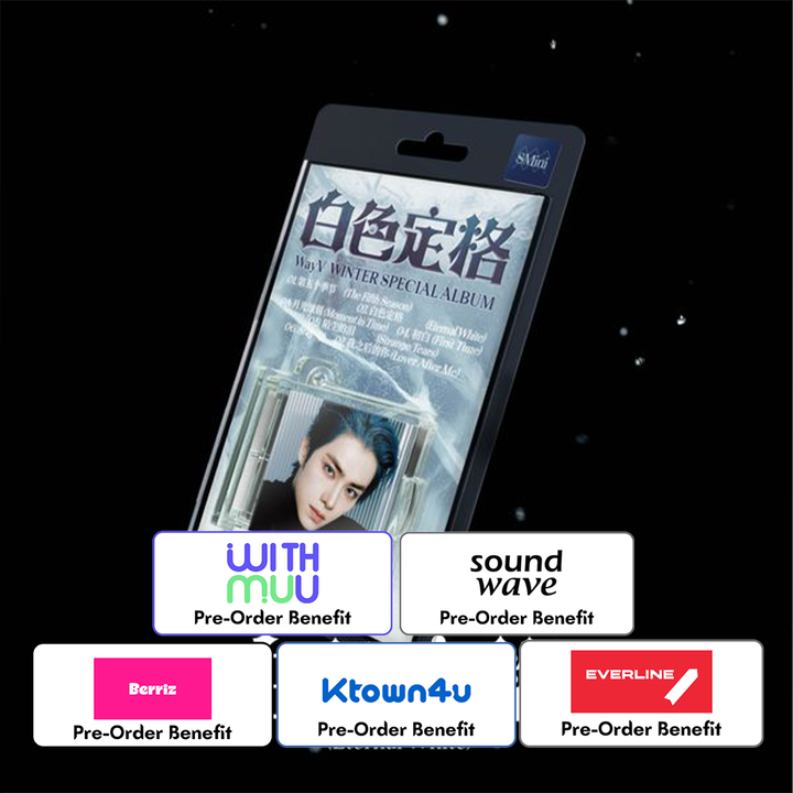 **[Pre-Order] WayV- Winter Special Album "Eternal White [白色定格 ]" + Pre-Order Benefit (SMini ver./Random) (choose ver.)