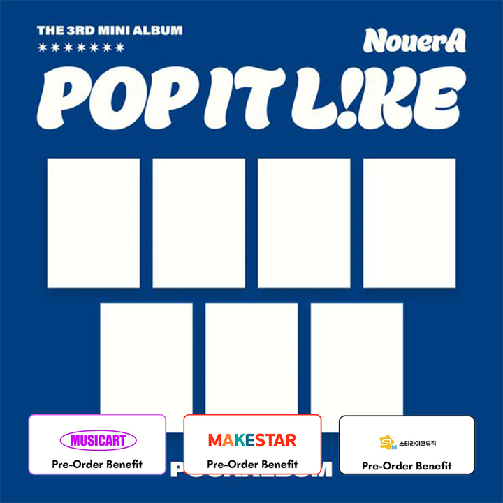 ** [Pre-Order] NOUERA- THE 3RD MINI ALBUM "POP IT LIKE" (POCAALBUM) + Pre-Order PHOTOCARD EVENT