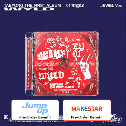 [Pre-Order] Taeyong (of NCT 127)- 1st ALBUM [WYLD] (Jewel Case Ver.) + LuckyDraw Event (Choose Version)