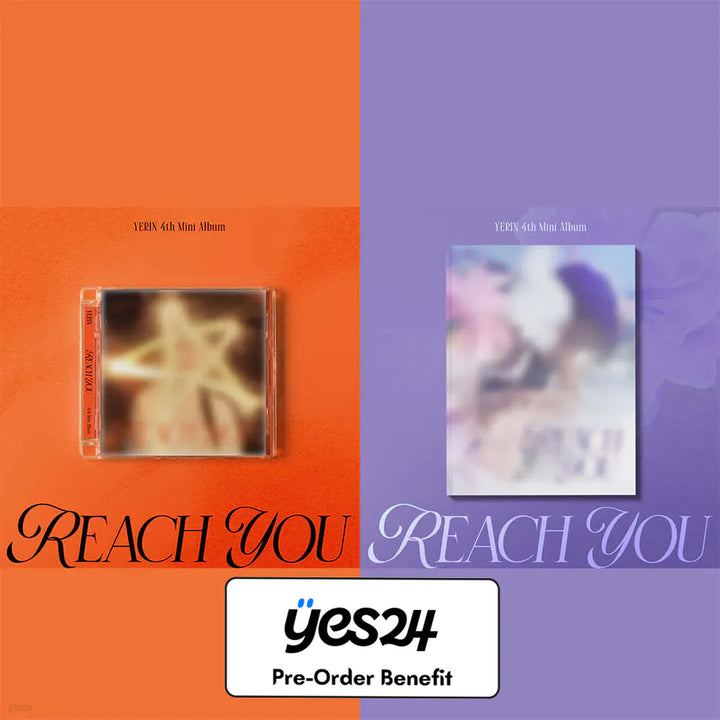 [Pre-Order] YERIN - 4th Mini Album "REACH YOU" + YES24 Pre-Order Benefit