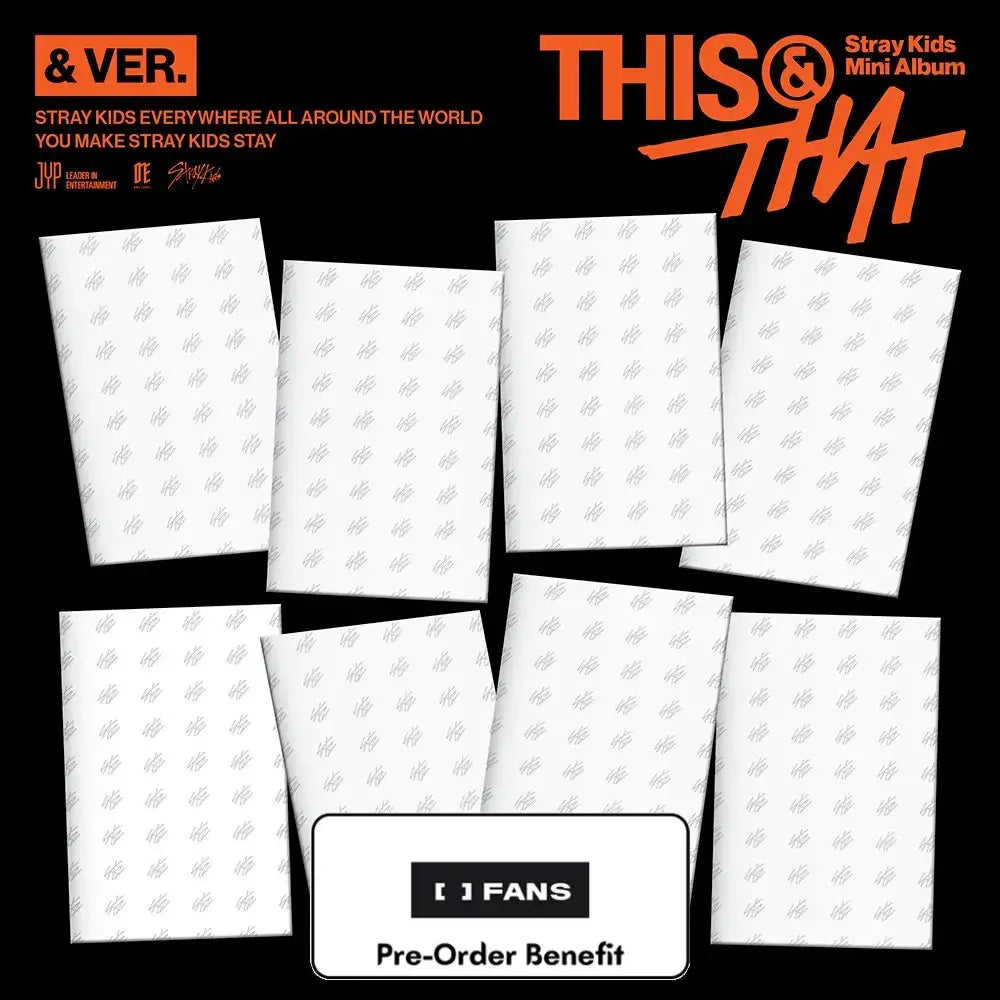 [Pre-Order] Stray Kids - THIS &amp; THAT (&amp; VER.) + Pre-Order benefit (Choose Version)