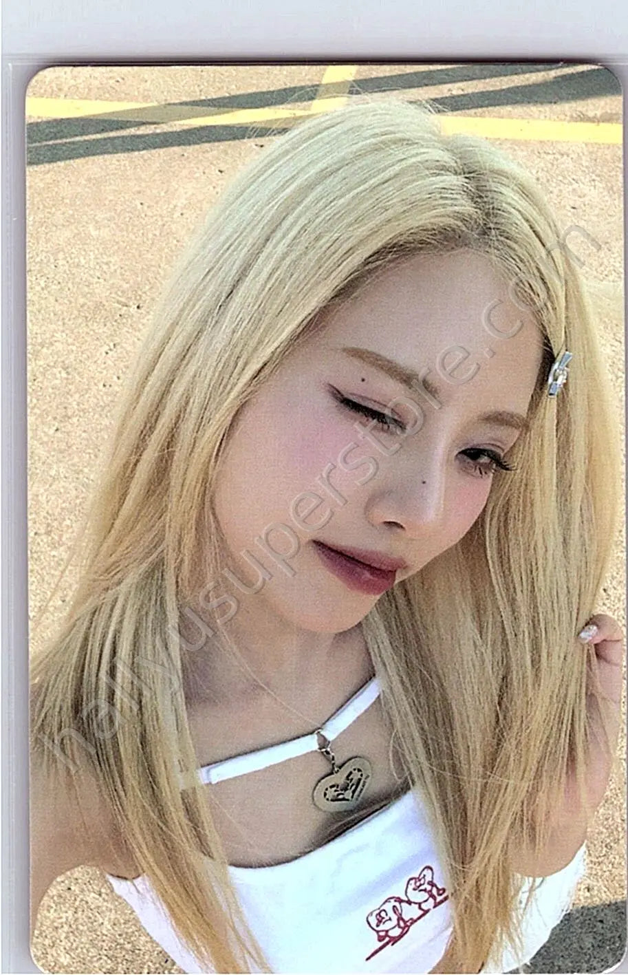 fromis_9 - Jiwon - Supersonic album photocard heat version photobook version