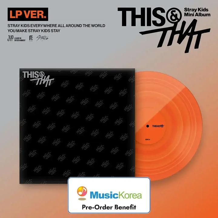 [Pre-Order] Stray Kids - THIS &amp; THAT (LP VER.) + Pre-Order benefit (Choose Version)