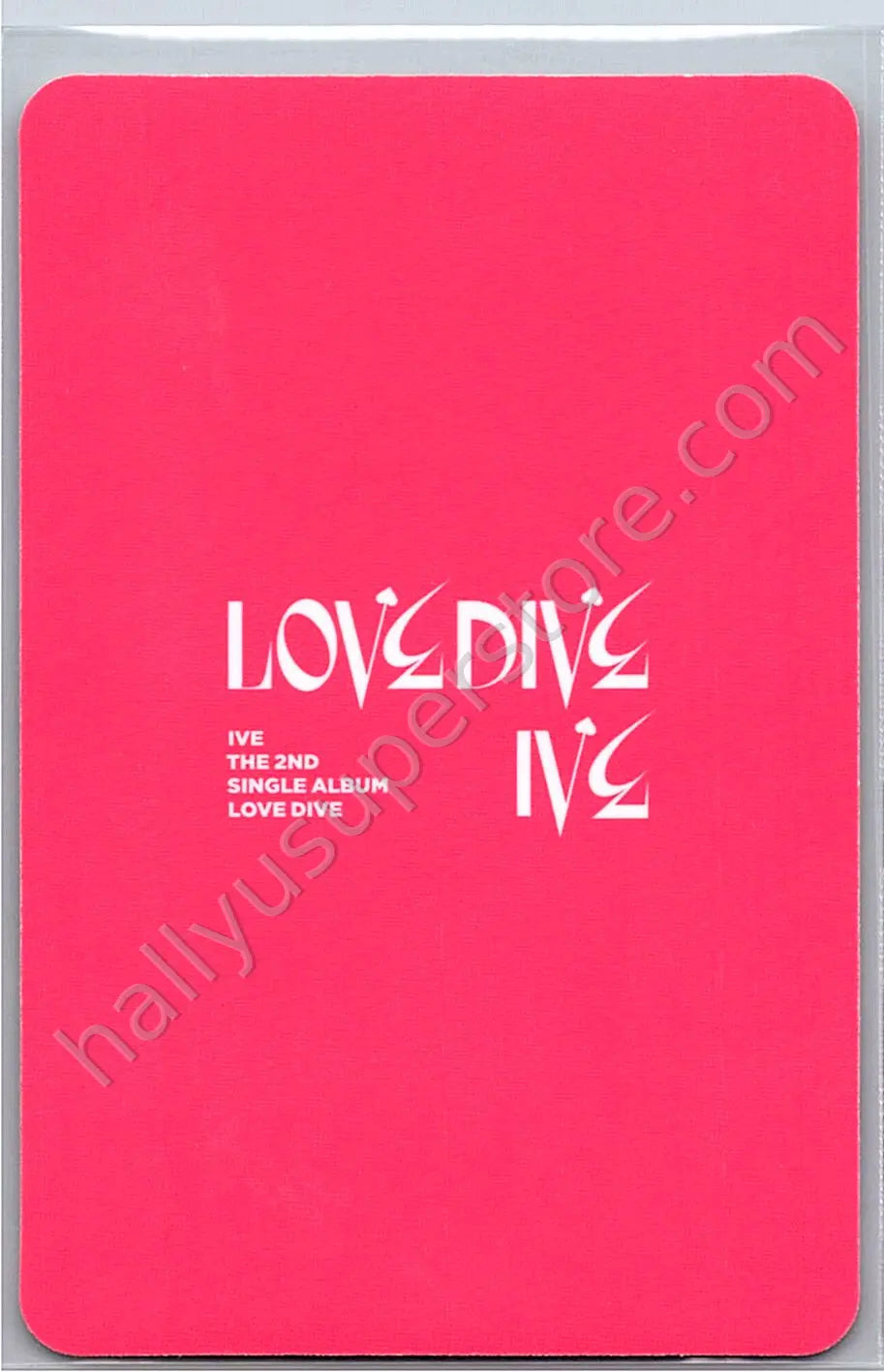 IVE - Rei - LOVE DIVE album photocard version 3