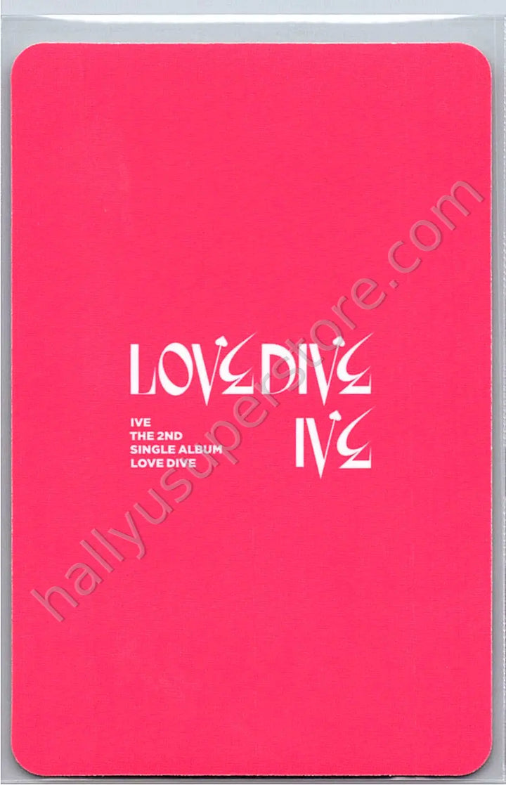 IVE - Rei - LOVE DIVE album photocard version 3