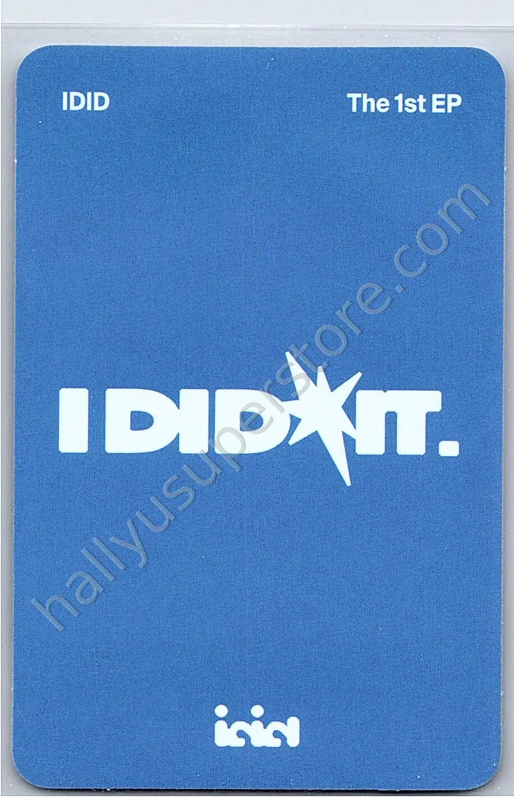 IDID - Junhyuk - I did it. album photocard photobook version yesterday version
