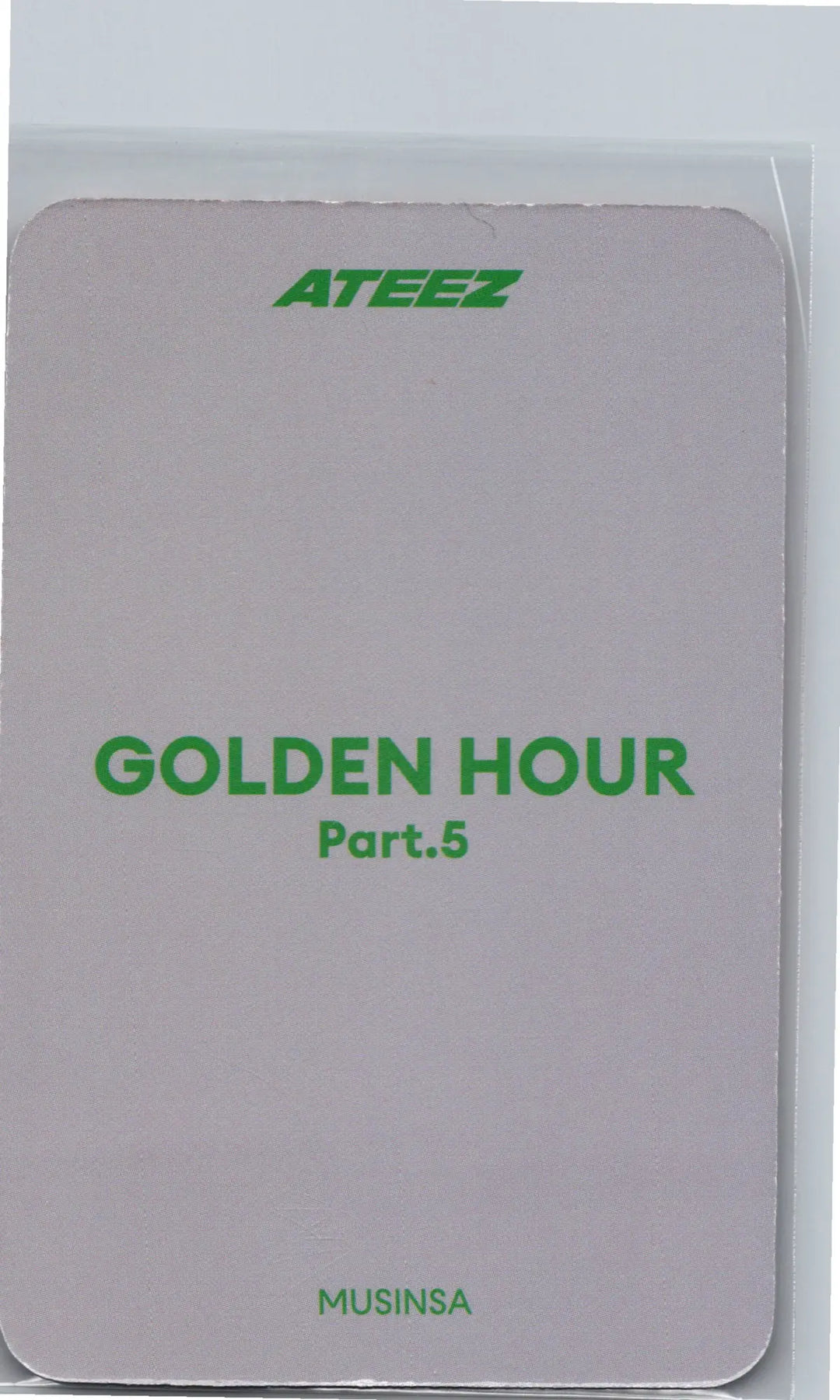 ATEEZ "GOLDEN HOUR : Part.5" - Musinsa Event Photocard [26.07.06]