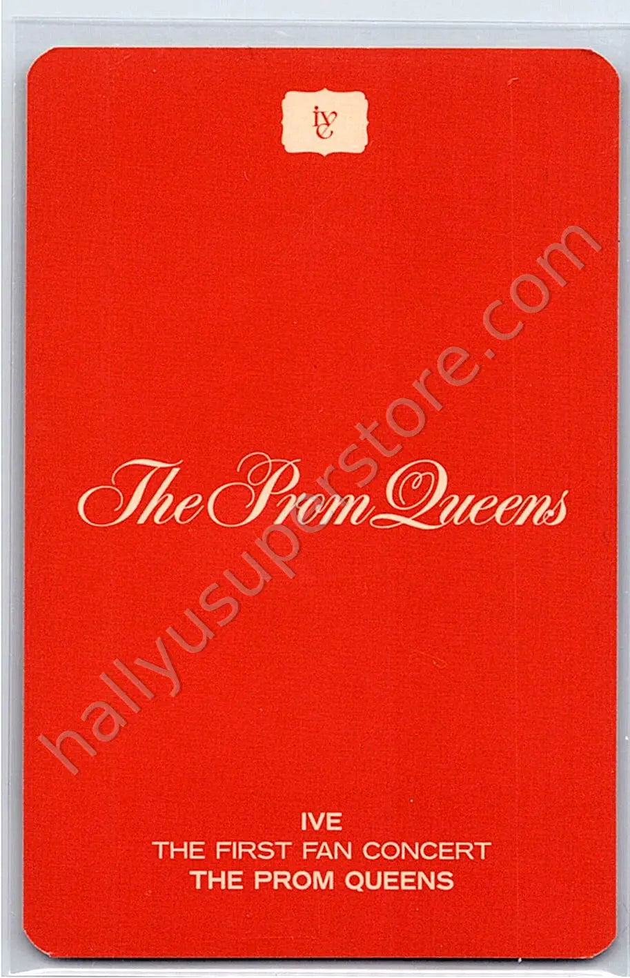 IVE - Yujin - IVE - Yujin - The Prom Queens: 1st Fan Concert Event trading card selfie version A version