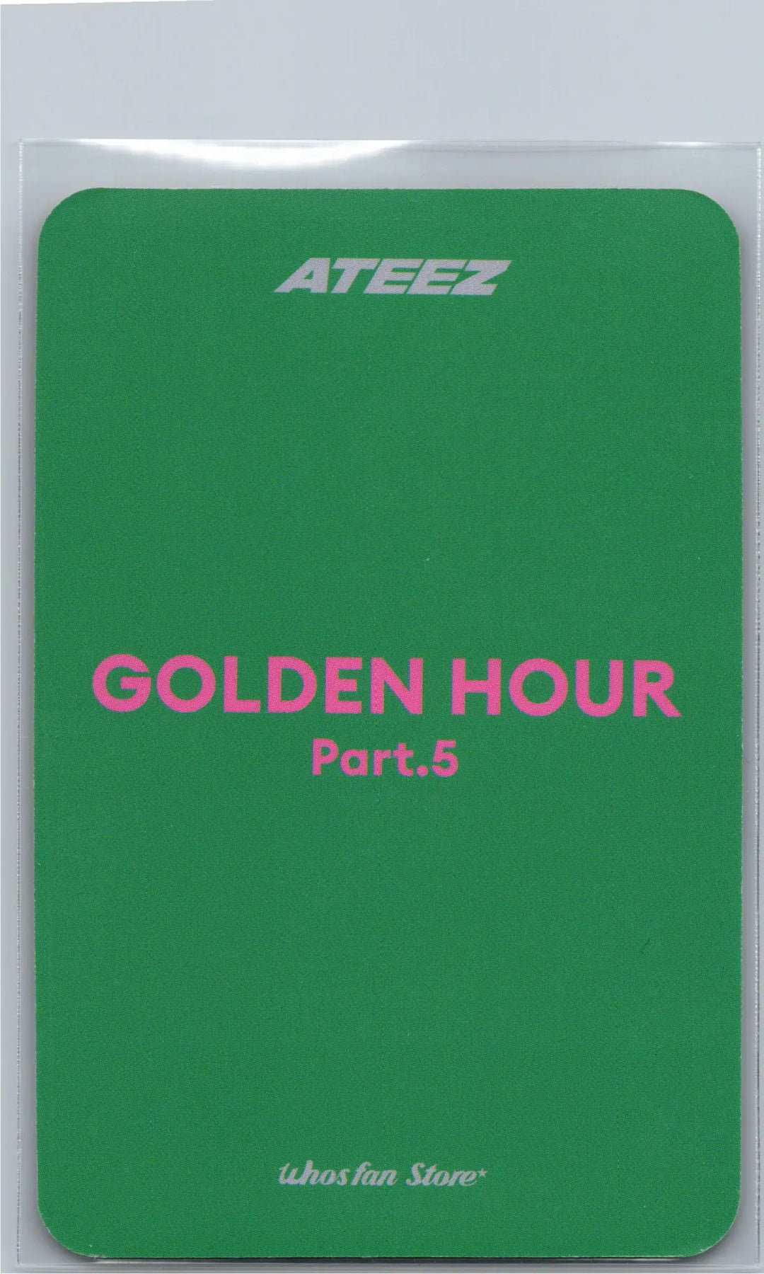 ATEEZ "GOLDEN HOUR : Part.5" - Who&