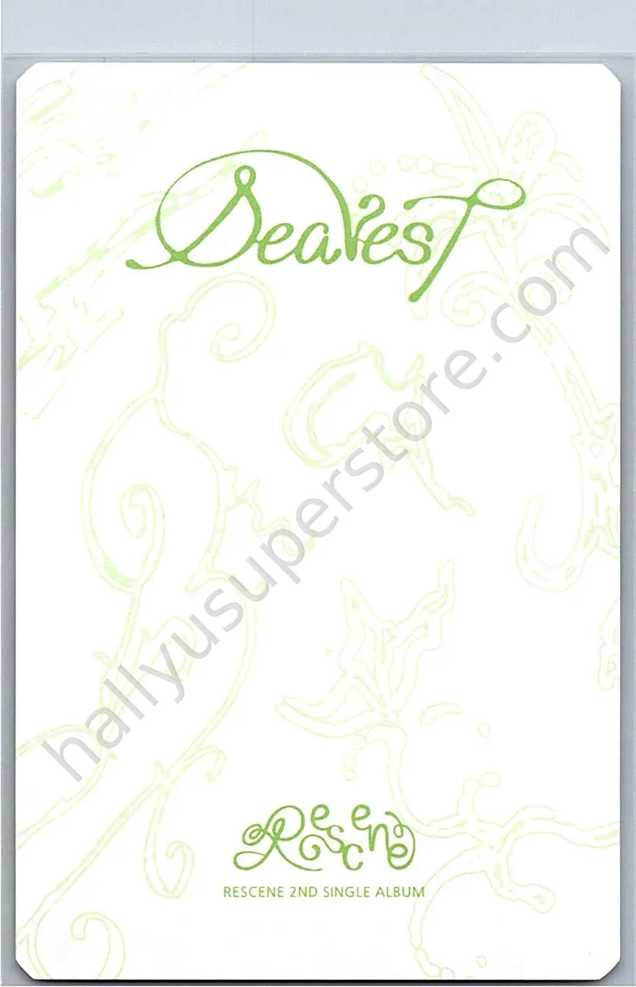 RESCENE - Minami - Dearest album photocard dear version qr version