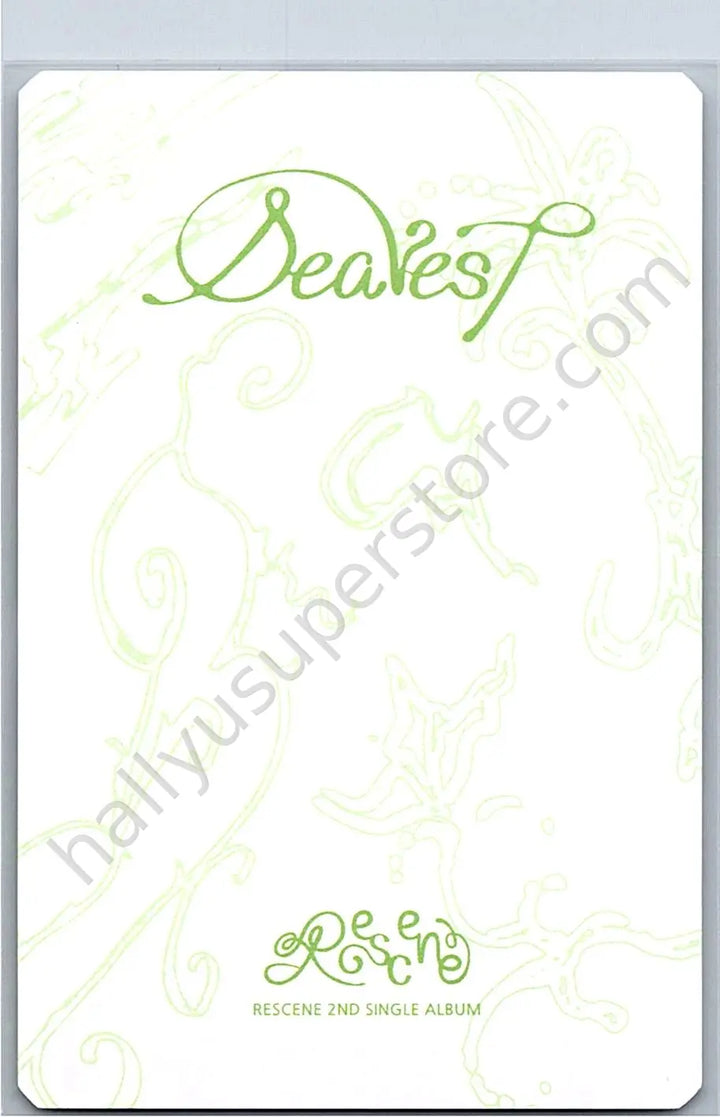 RESCENE - Minami - Dearest album photocard dear version qr version