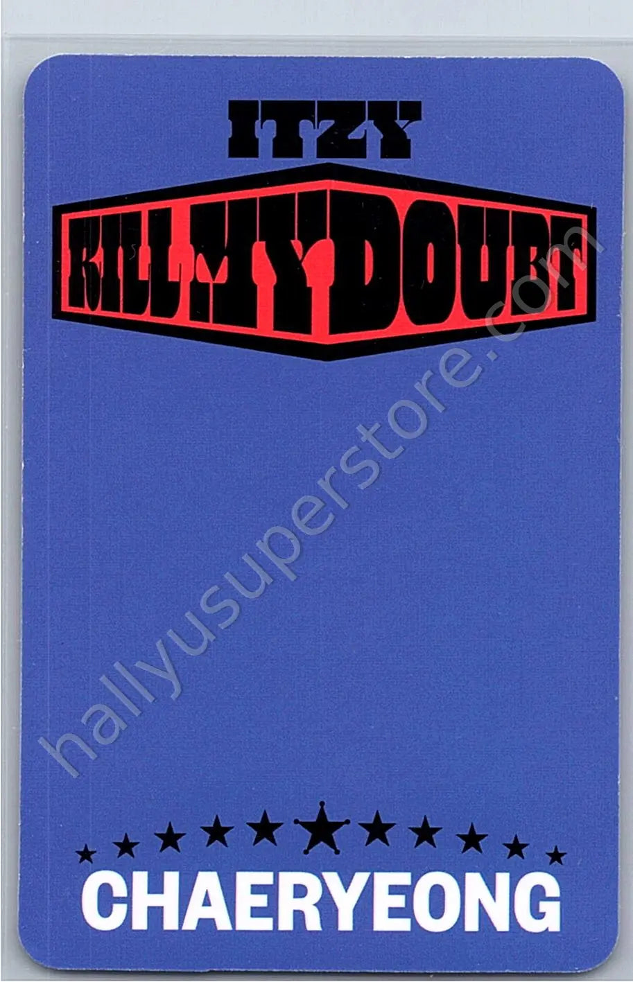 ITZY - Chaeryeong - ITZY - Chaeryeong - KILL MY DOUBT Album album photocard