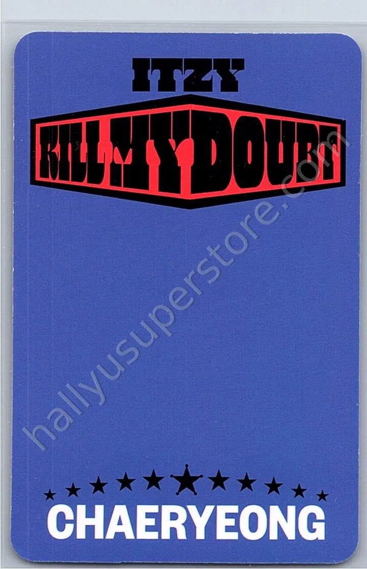ITZY - Chaeryeong - ITZY - Chaeryeong - KILL MY DOUBT Album album photocard