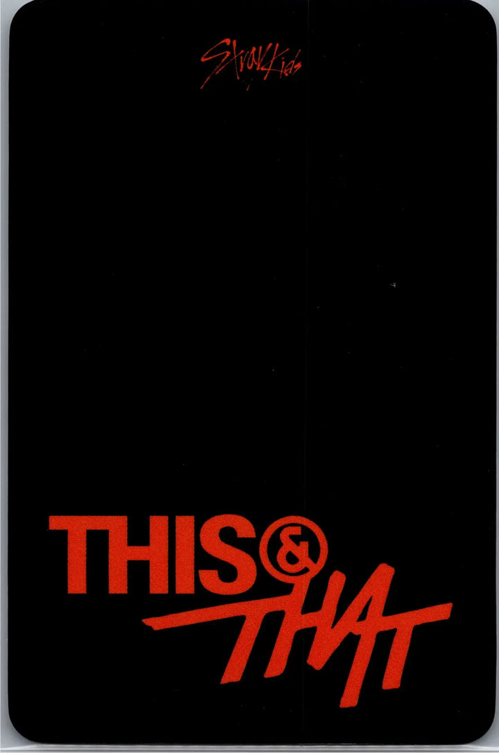 Stray Kids "THIS &amp; THAT" - BlueDreamMedia Pre-Order Benefit Photocard [26.08.11]