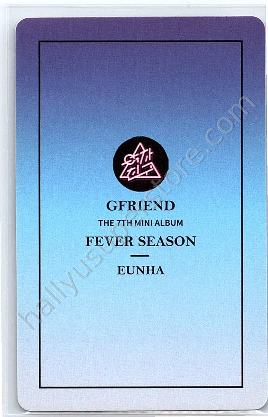GFRIEND - Eunha - GFRIEND - Yerin - FEVER SEASON Album pob (pre-order benefit) photocard set