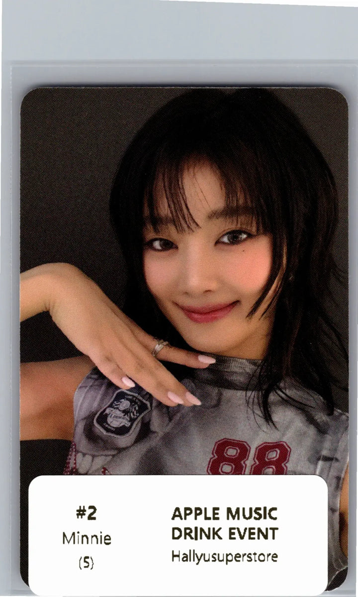 I-DLE "We made" - Apple Music Drink Event Photocard, Polaroid type Photocard [26.07.09]