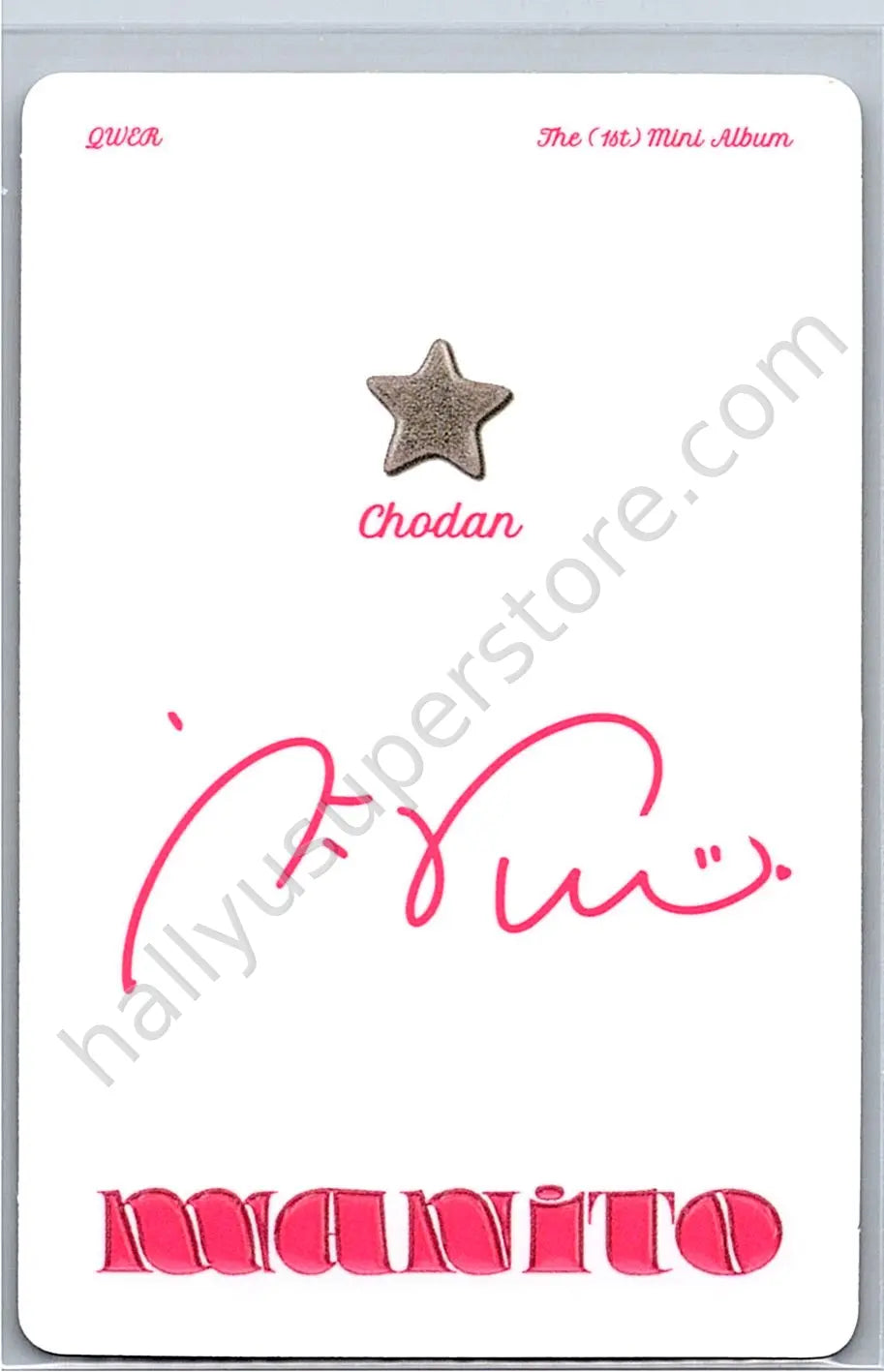 QWER - Chodan - Manito album photocard friend version