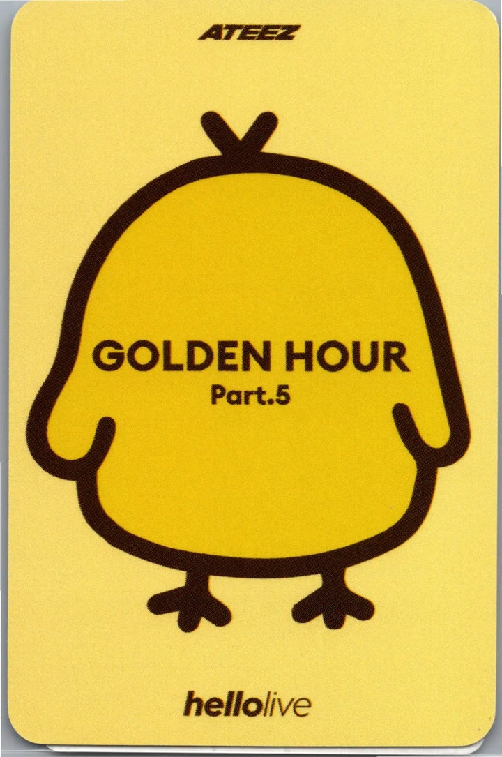 ATEEZ "GOLDEN HOUR : Part.5" - Hellolive Fansign Event Photocard (DIGIPACK Ver.) [26.07.22]