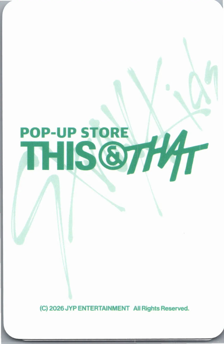 Stray Kids "THIS &amp; THAT" - Soundwave POP-Store Lucky Draw Event Photocard R2 [26.08.14]