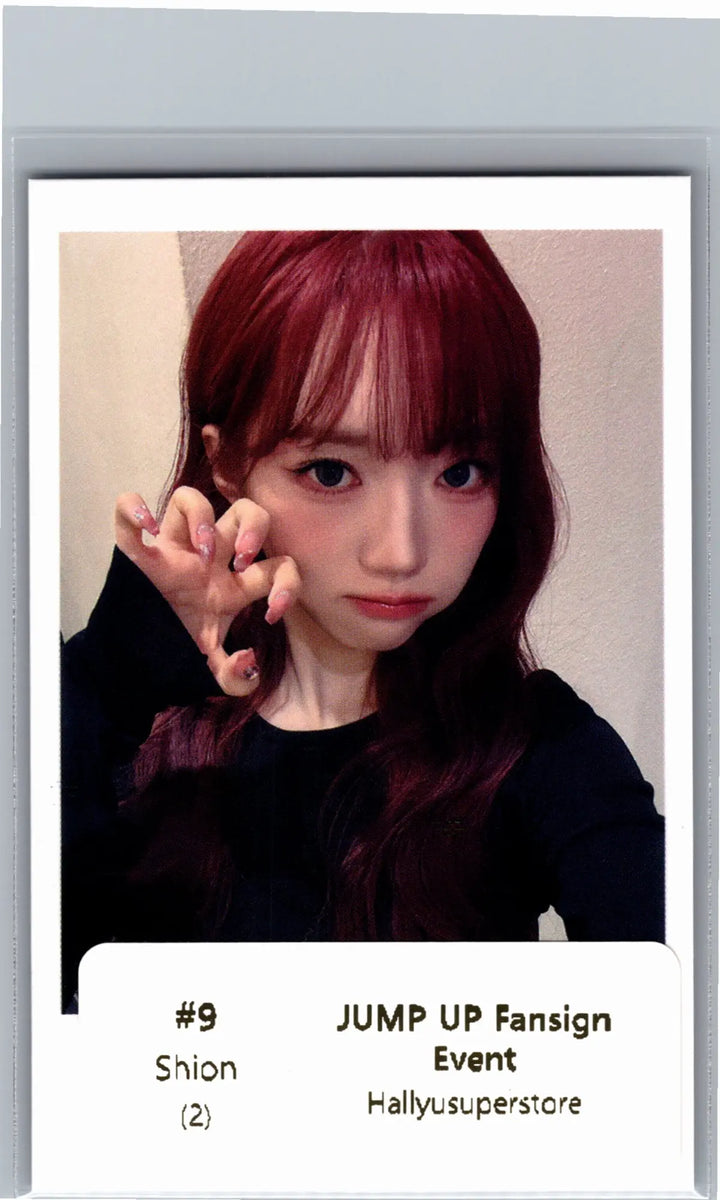 TripleS "LOVE&amp;POP pt.1" - Jump UP Fansign Event Polaroid type Photocard [26.07.06]
