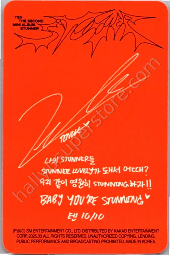 NCT - Ten - Stunner