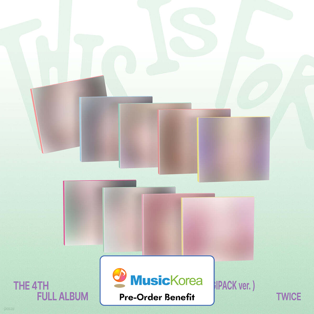 **[Pre-Order] TWICE - 4th ALBUM "THIS IS FOR CONFETTI" + Pre-Order Benefit [Digipack ver.]