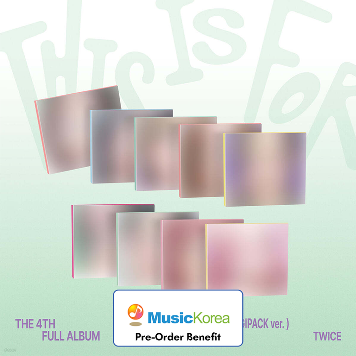 **[Pre-Order] TWICE - 4th ALBUM "THIS IS FOR CONFETTI" + Pre-Order Benefit [Digipack ver.]