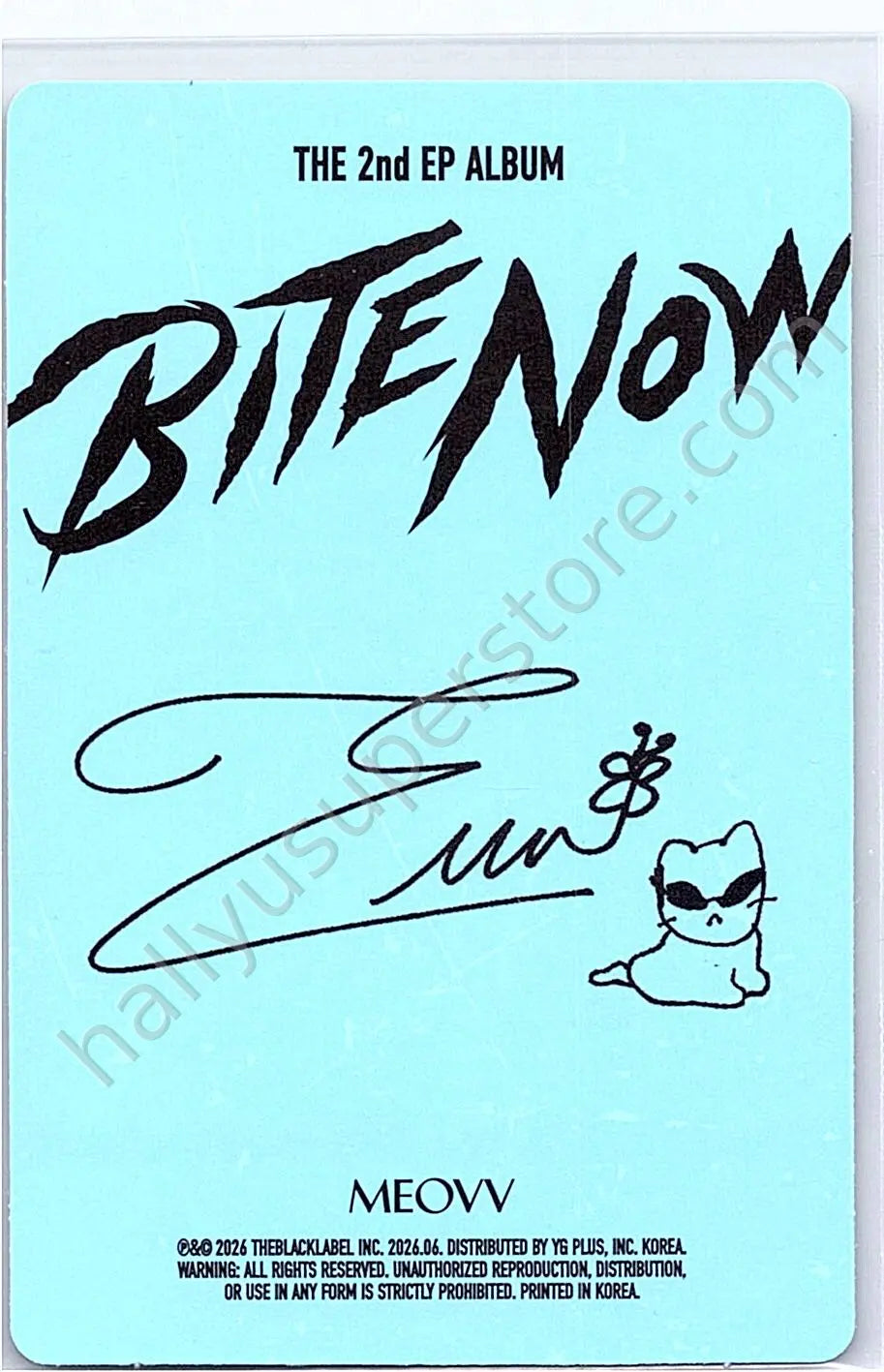 MEOVV - Ella - BITE NOW album photocard angel version photobook version