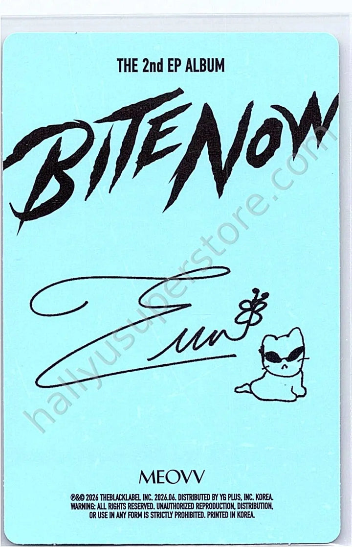 MEOVV - Ella - BITE NOW album photocard angel version photobook version