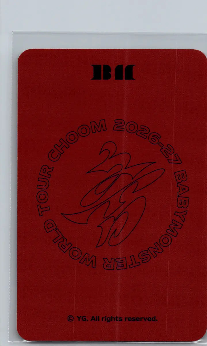 BABYMONSTER -"2026-27 BABYMONSTER WORLD TOUR" [CHOOM] Pop-Up Store Random Trading Photocard (1) [26.06.22]