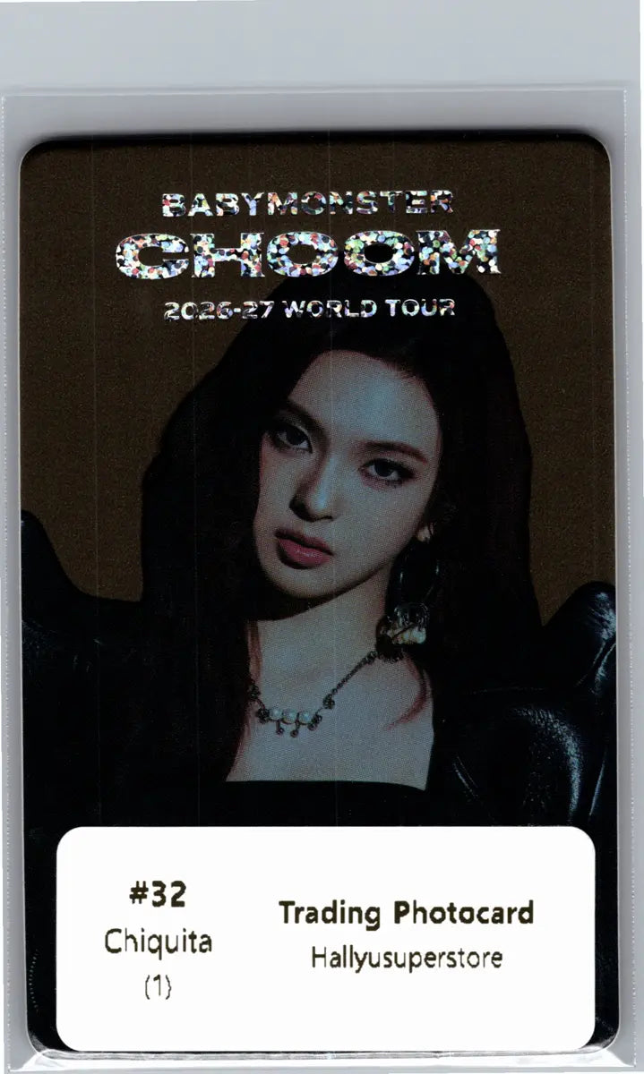 BABYMONSTER -"2026-27 BABYMONSTER WORLD TOUR" [CHOOM] Pop-Up Store Random Trading Photocard (2) [26.06.22]