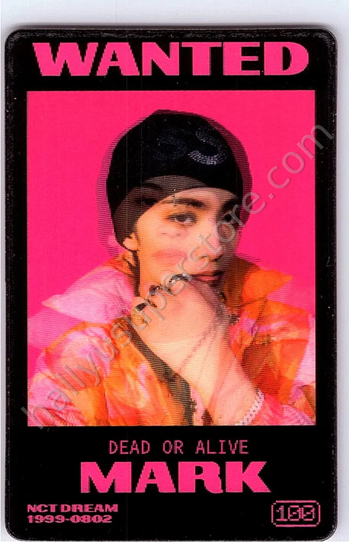 NCT DREAM - Mark - Glitch Mode album photocard glitch version lenticular