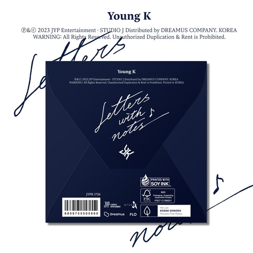 [DAY6] Young K 1st Full Album Letters with notes (Digipack Ver.)