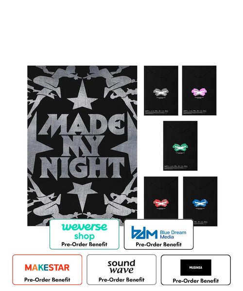 [Pre-Order] LE SSERAFIM - 2nd Single Album Made My Night (COMPACT ver.) + Pre-Order Benefit