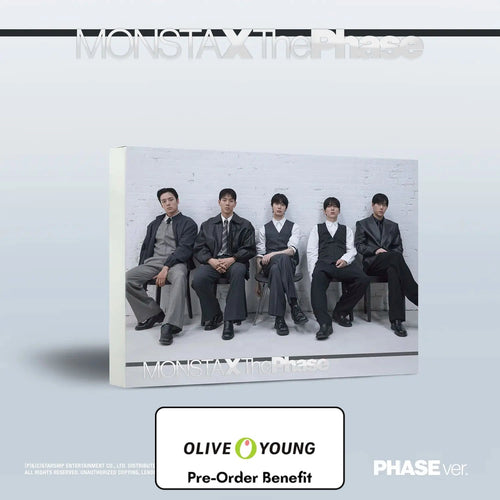 [Pre-Order] MONSTA X - EP [The Phase] (PHASE ver.) + Olive Young LuckyDraw Event