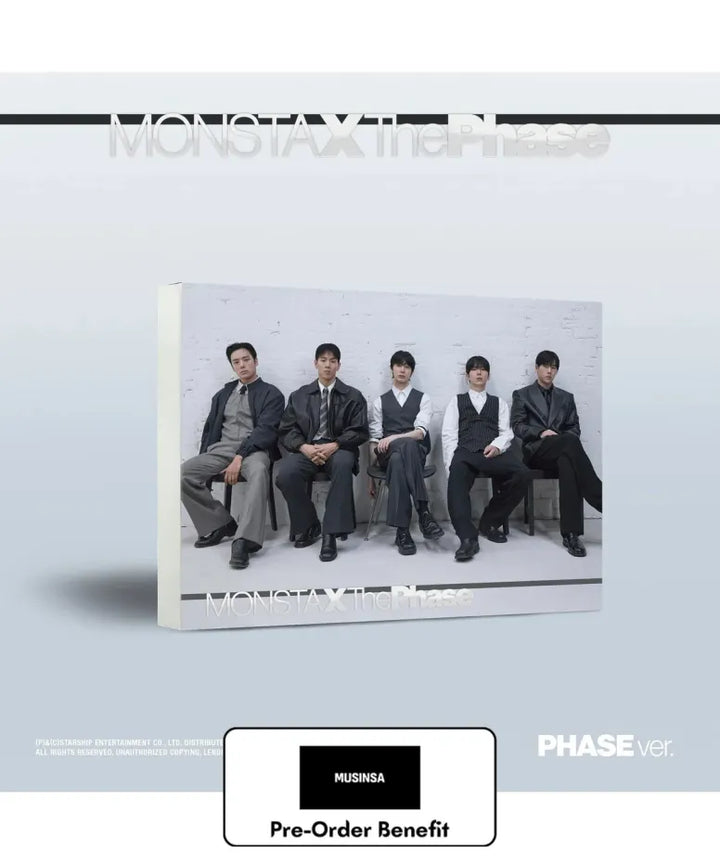 [Pre-Order] MONSTA X - EP [The Phase] + Musinsa LuckyDraw Event (Choose Version)
