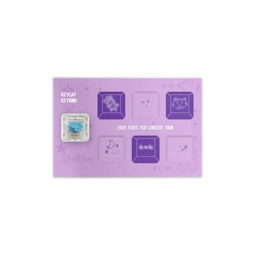 [Pre-Order] STAYC - 2026 STAYC FAN CONCERT TOUR [STAY CLOSER] OFFICIAL MD (KEY CAP KEY RING SET)