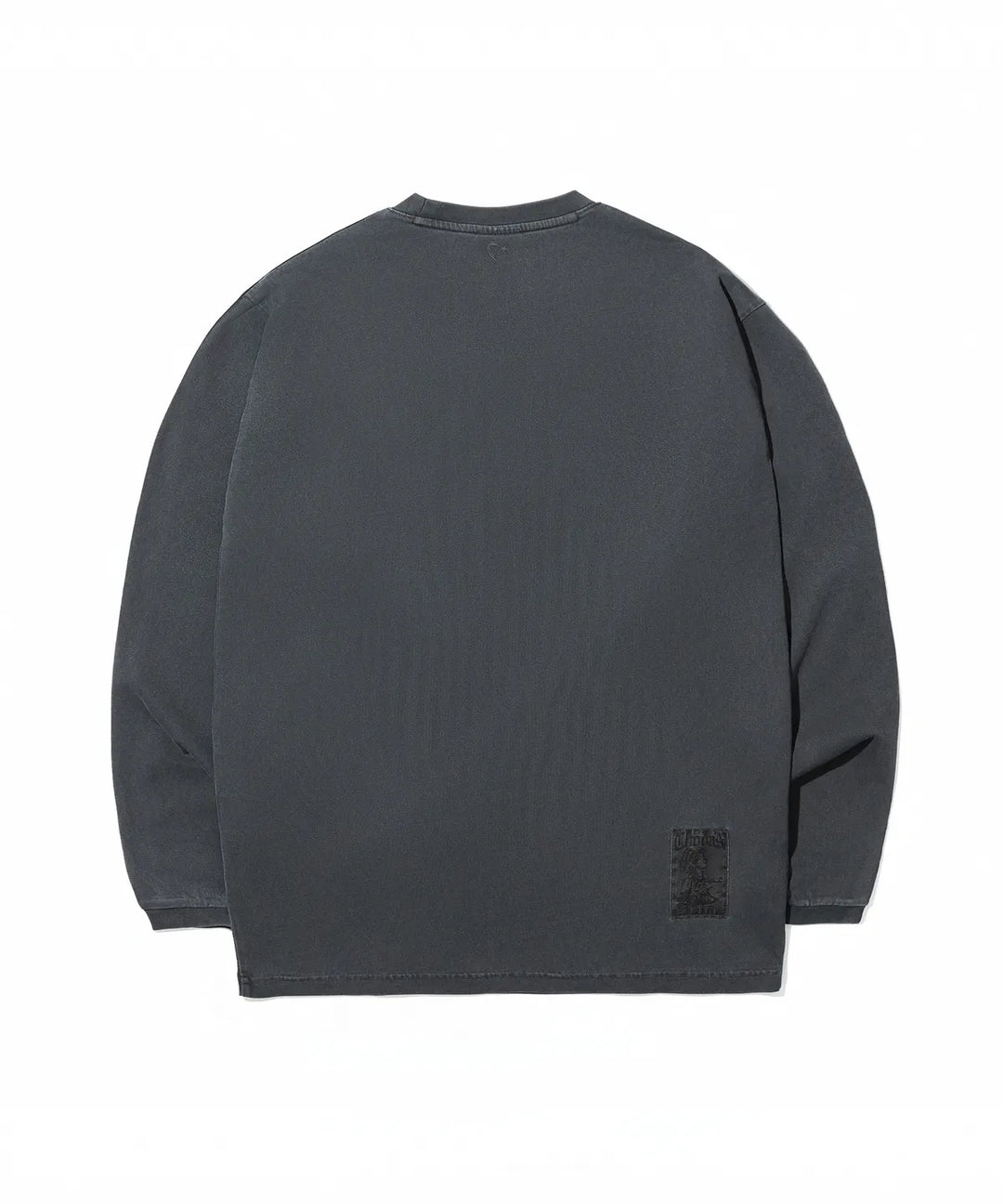 **QWER -Chodan Pigment Track Long Sleeve_Charcoal