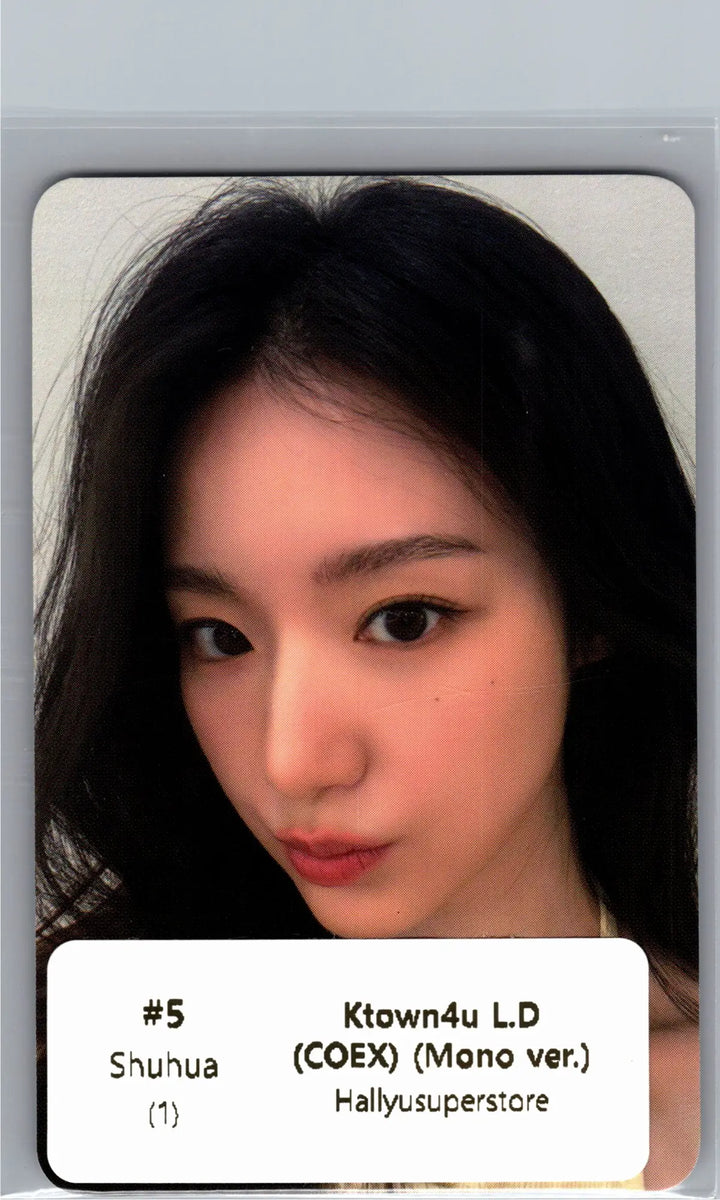 I-DLE "We made" - Ktown4U Lucky Draw Event Photocard (COEX)(Mono Ver.) [26.07.07]