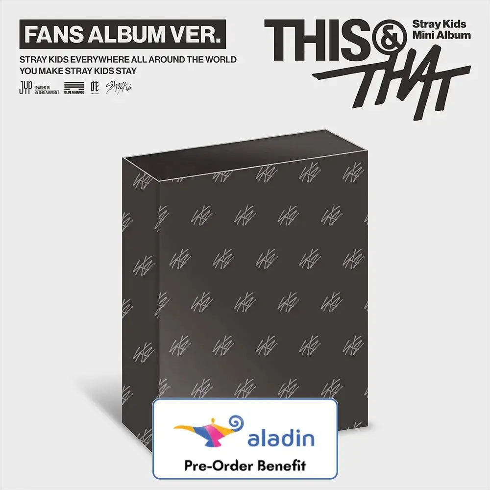 [Pre-Order] Stray Kids - THIS &amp; THAT (FANS ALBUM VER.) + Pre-Order benefit (Choose Version)