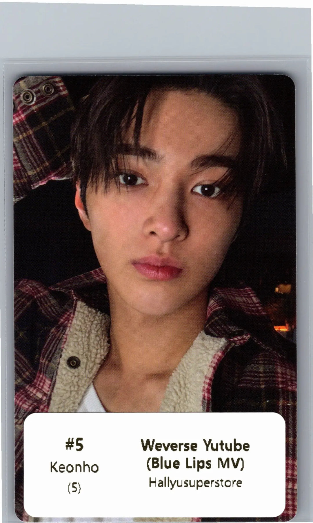 CORTIS "GreenGreen" - Weverse Shop YouTube Gift Event Photocard (Blue Lips MV) [26.07.02]