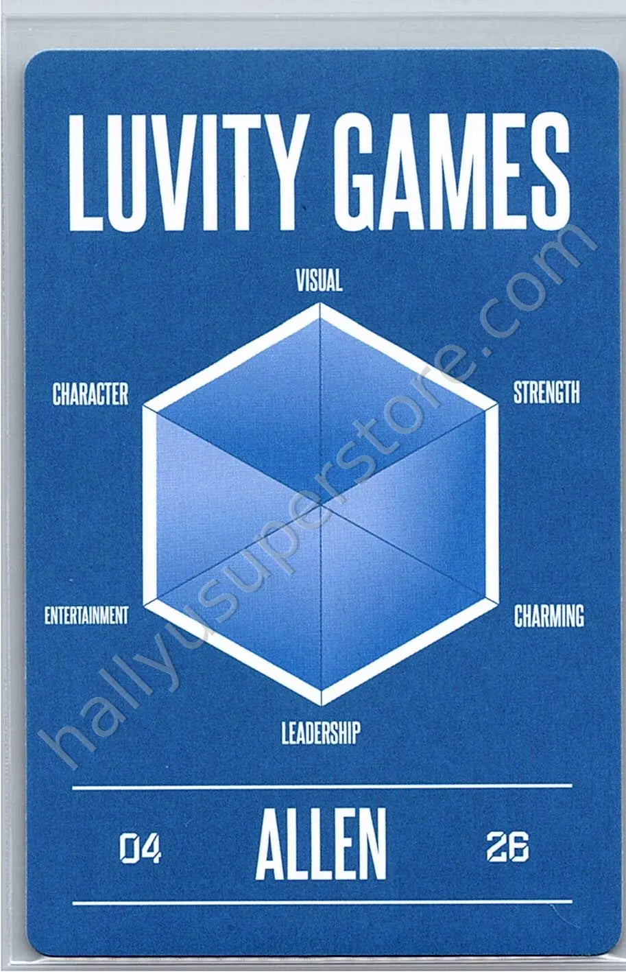 CRAVITY - Allen - LUVITY Fanclub 4th Term fanclub photocard set